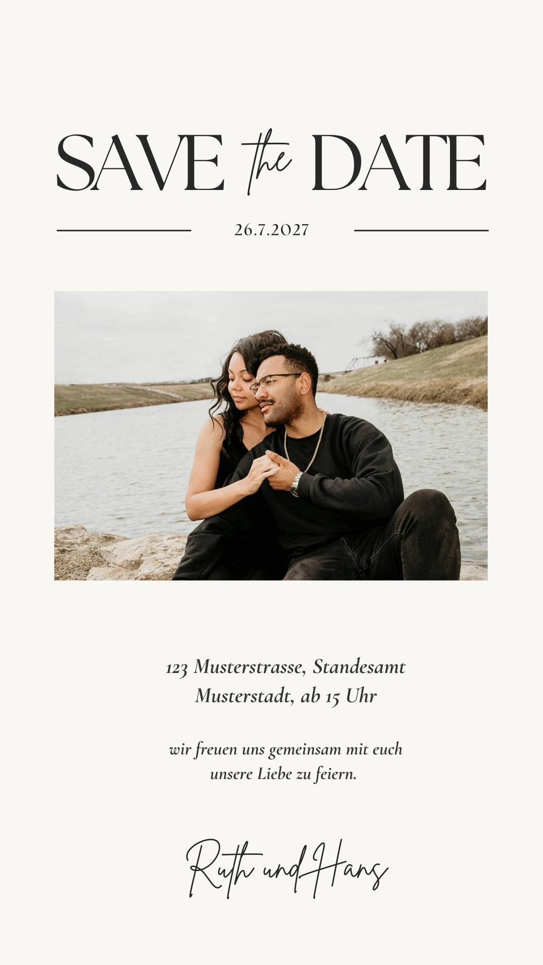 Save the Date 'Hope'